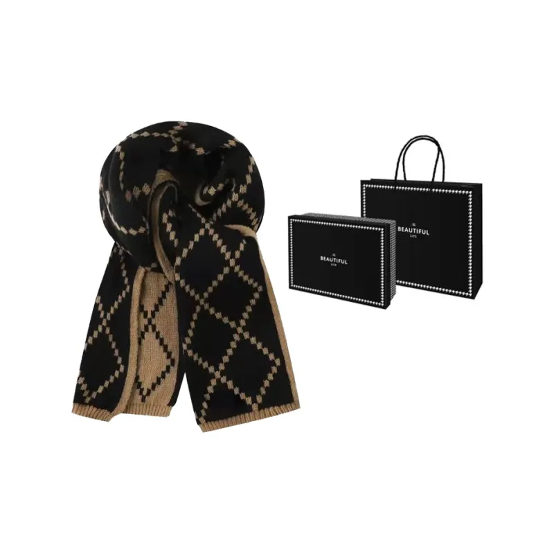 JKEM Knit Scarves Unisex-26