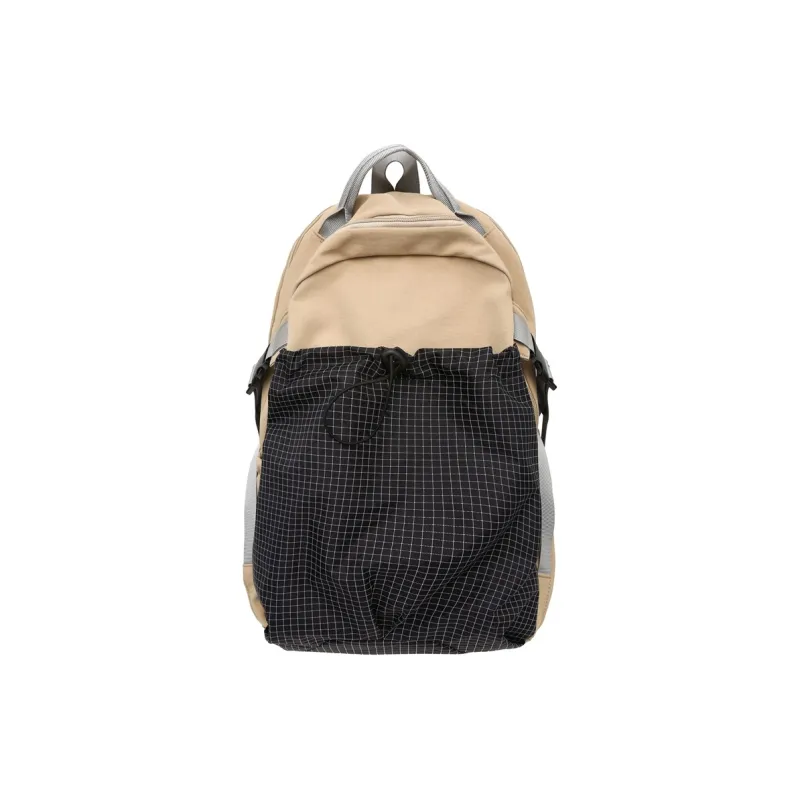 LUVISTRUE Nylon Backpack Regular Unisex Red Black/Khaki/Green-8