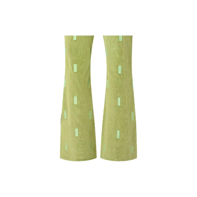LOUIS VUITTON Lv X Park Seo Bo Flared Corduroy Pants-4