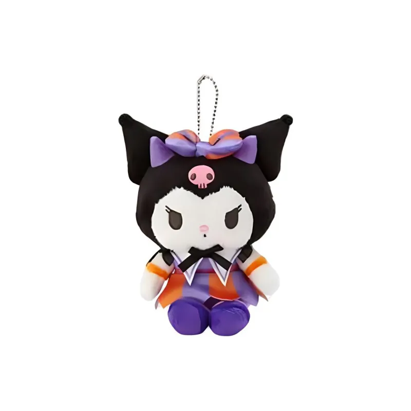 Sanrio Kuromi Halloween Collection Kuromi Black Dolls Plush Pendant 17cm Height-0