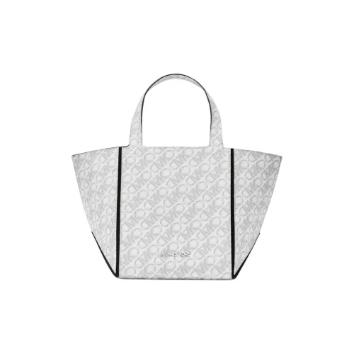 MICHAEL KORS Artificial Leather Tote Bag, Shopping Bag, Handbag Small Size Women's White