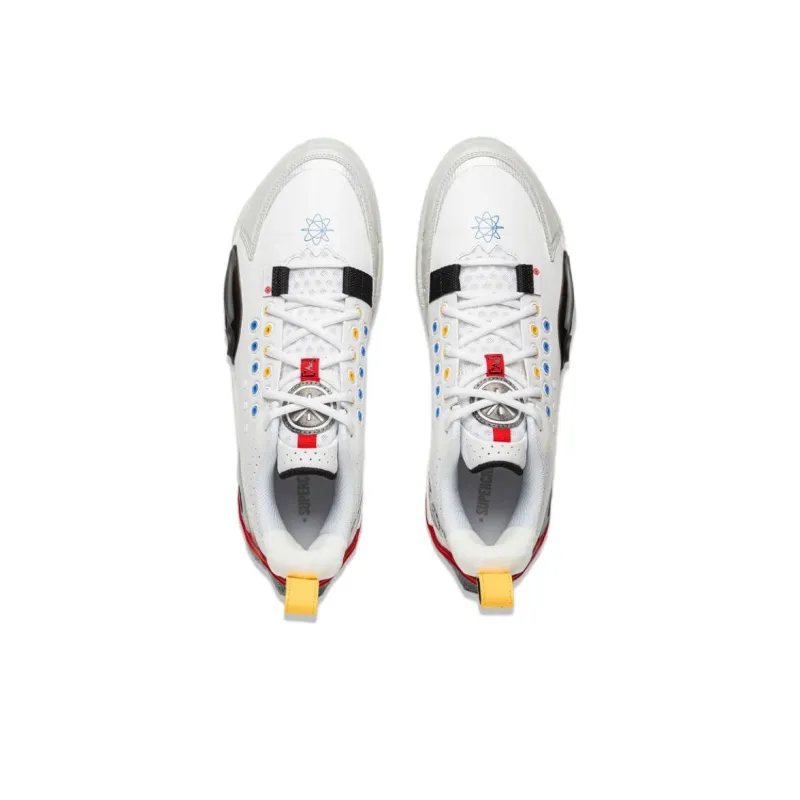 LINING Full City 13 Basketball Shoes Men Low Top White Black-3