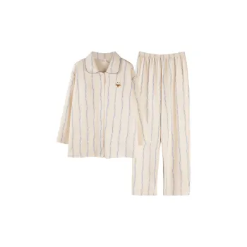 XIAFENYAN Pajama Set Women's Apricot
