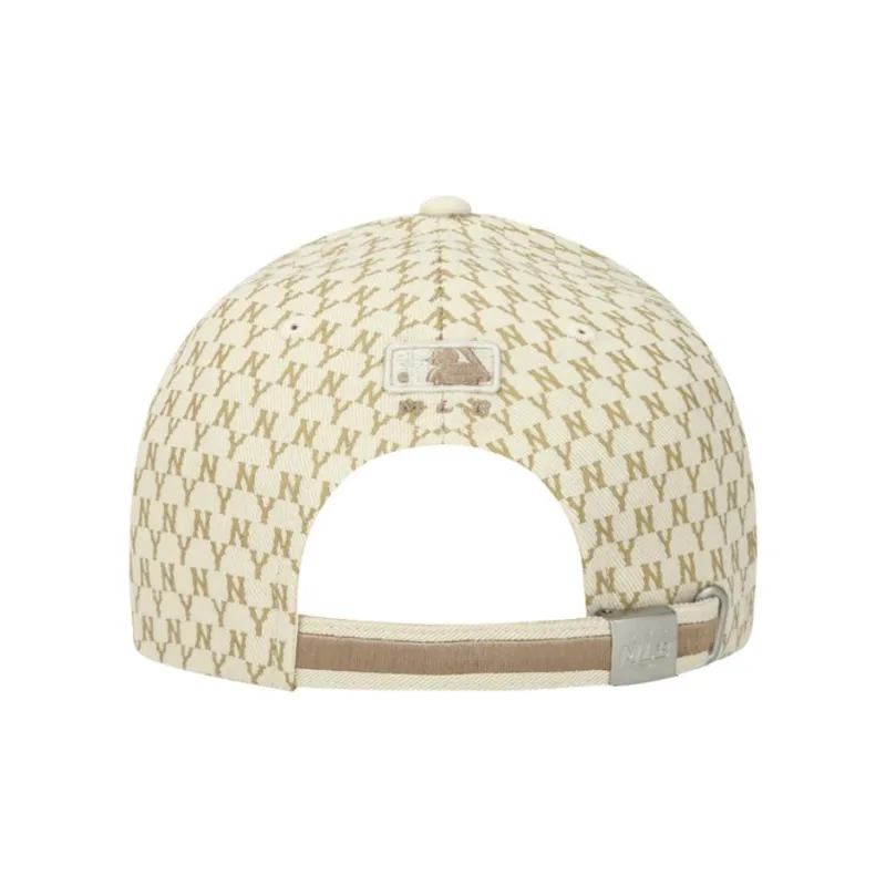 MLB Cotton Baseball Caps CPFB Unisex Beige-2