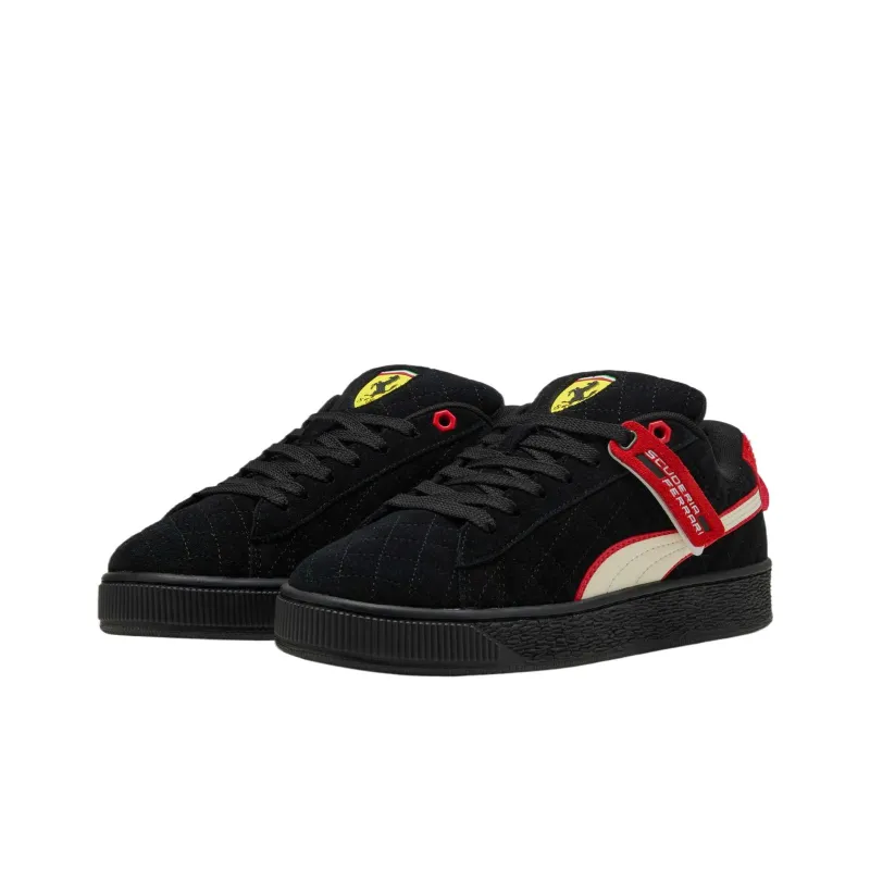 PUMA Suede Xl Hero Scuderia Ferrari Black Warm White-2