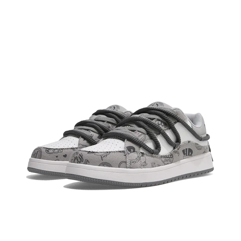 DoraemonA Box Limited Edition Puffy Shoes Low-Top Skateboard Shoes Unisex-390