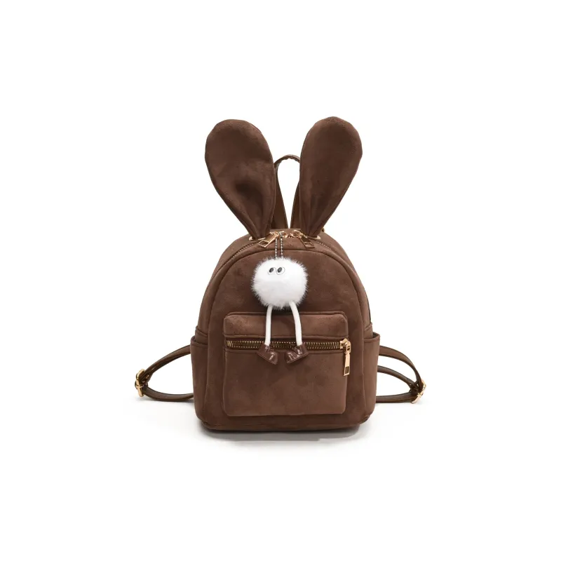 HCXK PU Backpack Regular Women's Gray Black/Pink/Coffee/Brown-11