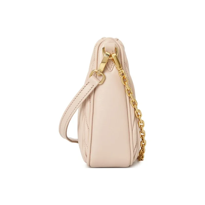 MIU MIU Sheepskin Crossbody Bag Shoulder Bag Women's Nude-3