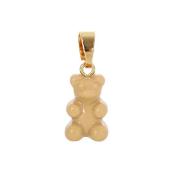 Crystal Haze Brass Charms / Pendants Women's Caramel