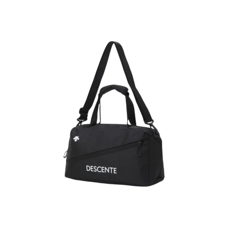 DESCENTE Polyester Portable One Shoulder Travel Bag Unisex Black-2