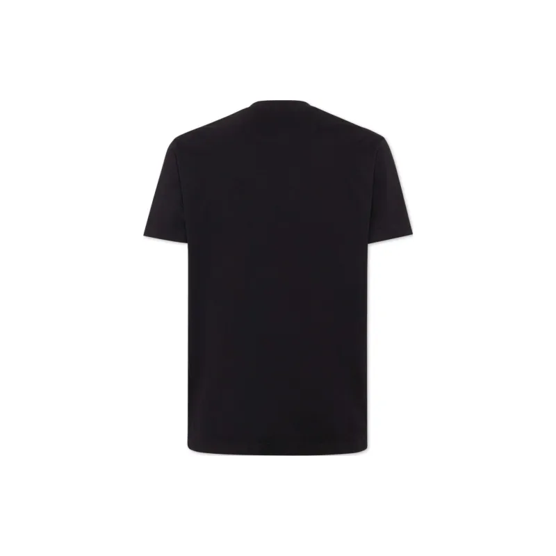 DSQUARED 2 Velvet Logo Crewneck T Shirt-1