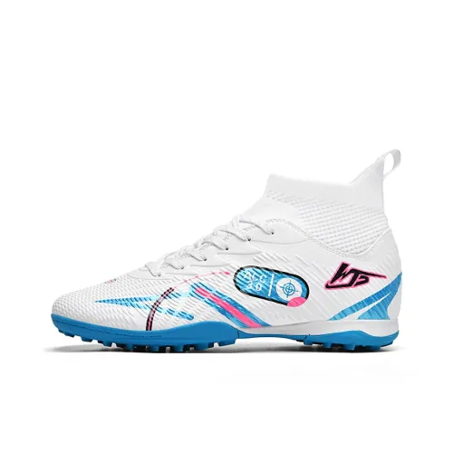 WEJIESS TF Rubber Broken Studs Soft Ground Firm Ground Anti Slip Wear Resistant Soccer Shoes Unisex