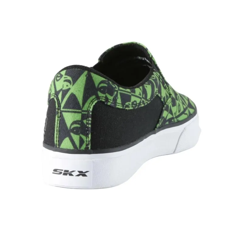 KANSAI YAMAMOTO x Skechers Anti-Slip Wear-Resistant Low-Top Casual Shoes Men's Black Green-3