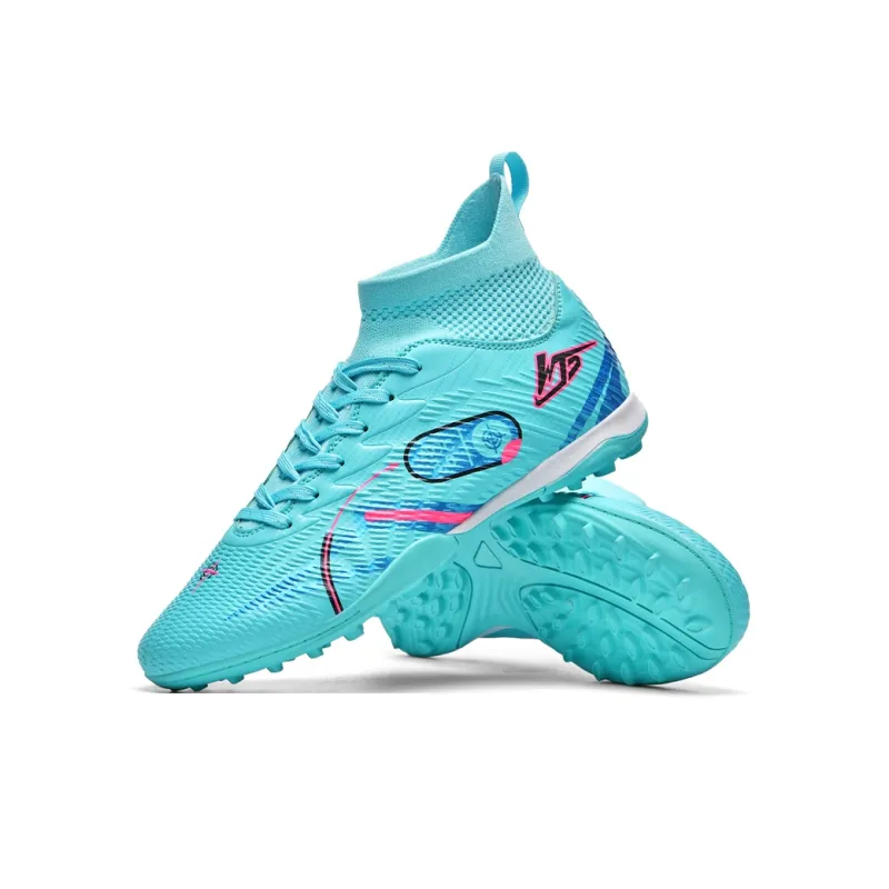 WEJIESS TF Rubber Broken Studs Soft Ground Firm Ground Anti-Slip Wear-Resistant Soccer Shoes Unisex-11