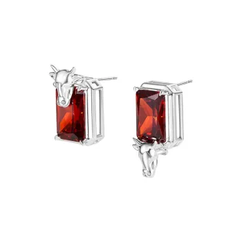 DAISY BEAUTY S925 Silver Stud Earrings Women's