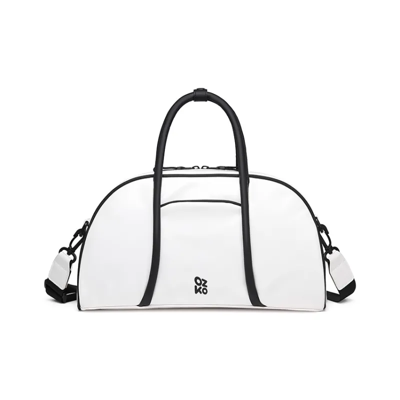 OZKO PU Boston Bag Shoulder Bag Crossbody Bag Handbag Medium Size Unisex Multicolor-5