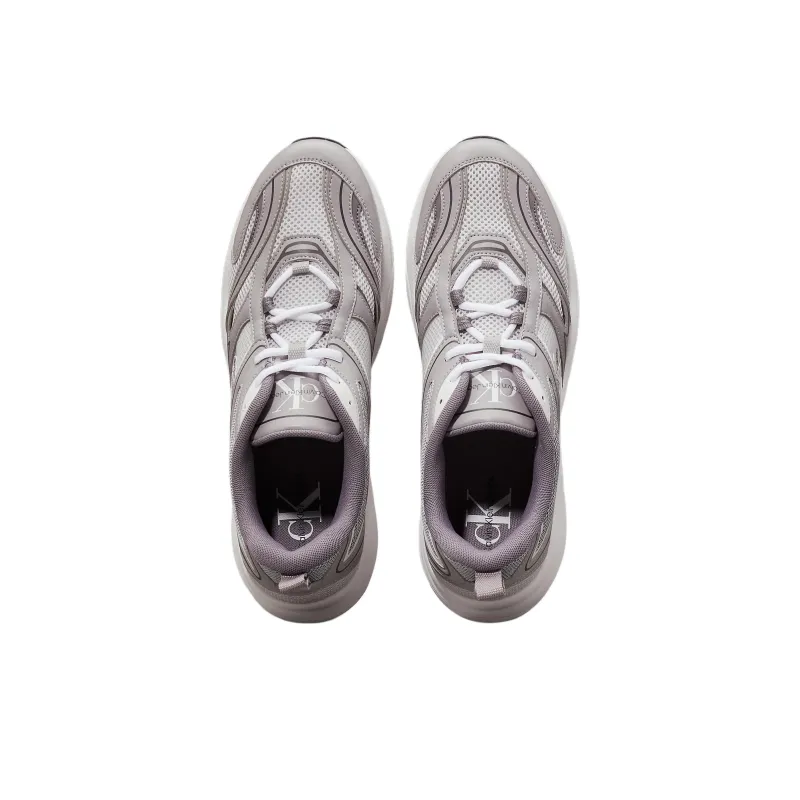 CKJ CALVIN KLEIN JEANS Low Top Casual Shoes Men's Gray-3
