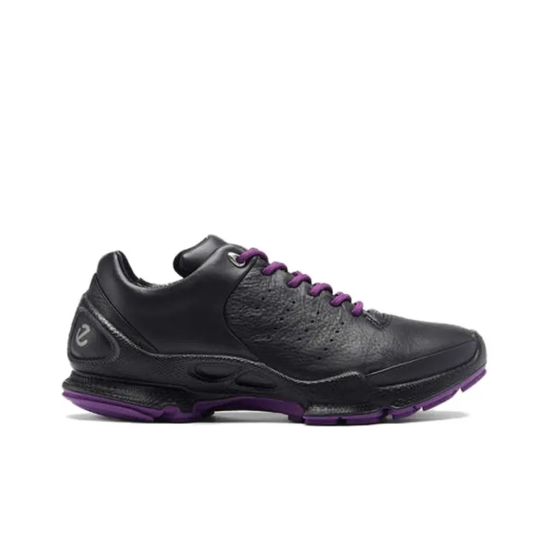 Ecco BIOM C Anti-Slip Wear-Resistant Low-Top Hiking/Trekking Shoes Women's Black/dark Purple-1