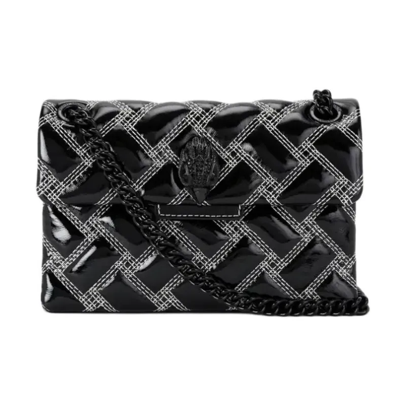 Kurt Geiger London Kensington Leather Shoulder Bag Mini Women's Black-0