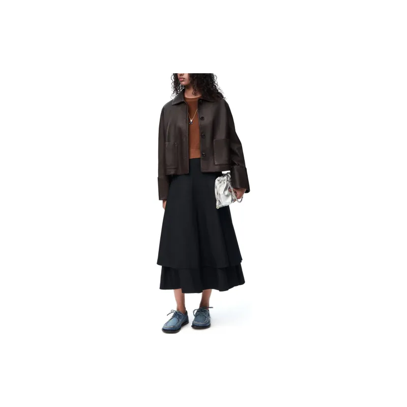 LOEWE Turn Up Jacket 'Brown'-1