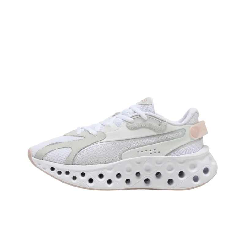 PUMA Softride Anti Slip Wear Resistant Low Top Casual Shoes Women's White-0