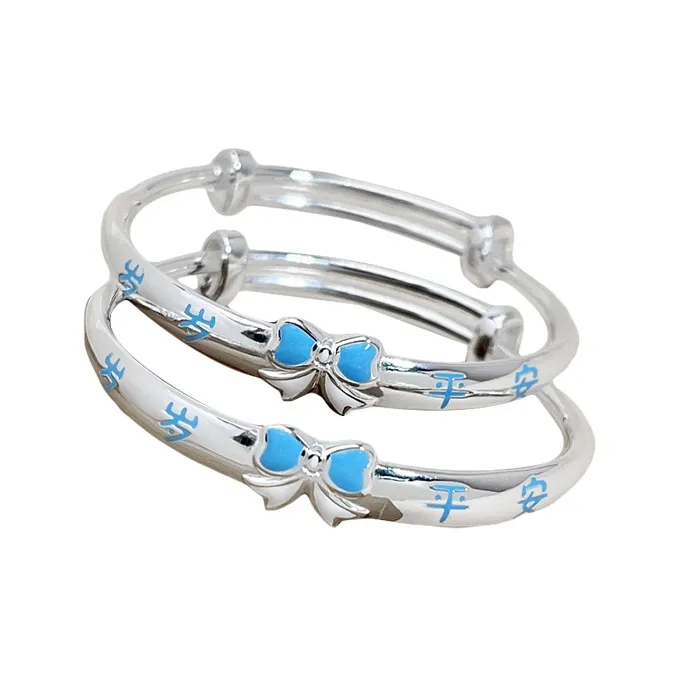 Yab S999 Fine Silver Bangles Kids'-0