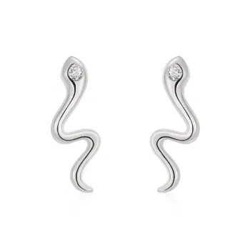 Hi There S925 Silver Stud Earrings Women's
