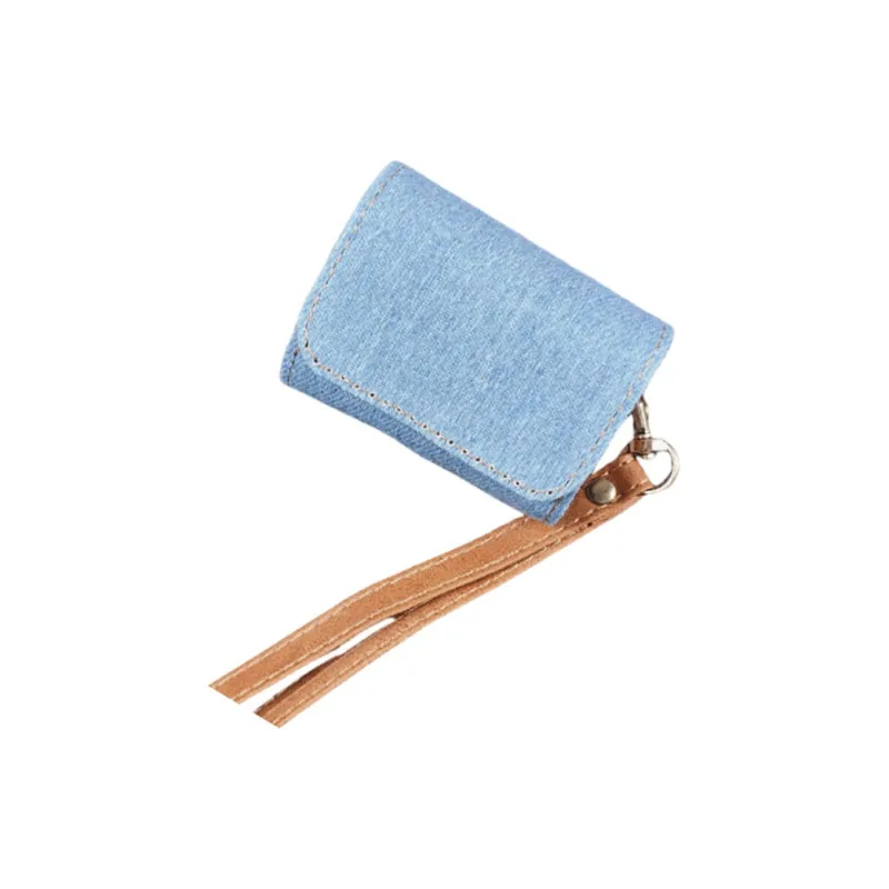 Baohuguang Compatibility With AirPods 1/4/pro 2 TPU Denim Minimalist Fully Enclosed Headphone Cases-10
