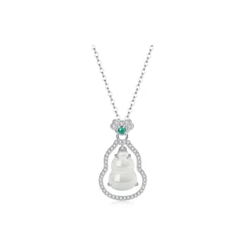 PUTUOSHANWENCHUANG Chalcedony Necklaces Women's