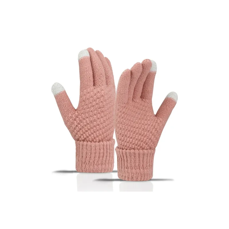 Ai Jiawei Faux Cashmere Knit Gloves Unisex-35