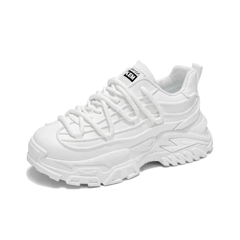 JKEM Anti-Slip And Wear-Resistant Height Increasing Low-Top Chunky Sneakers Men's-6
