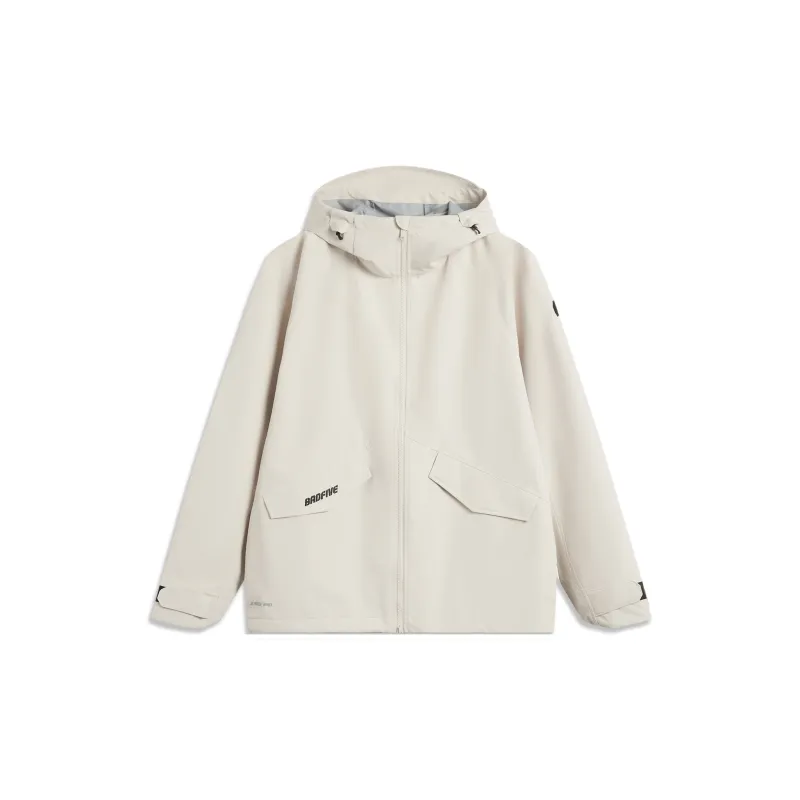 LiNing Basketball Collection Trench Coat Men's Stone White Gray-1