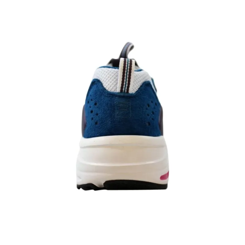 FILA Ray Tracer Anti Slip Wear Resistant Low Top Casual Shoes Women's White Blue-3