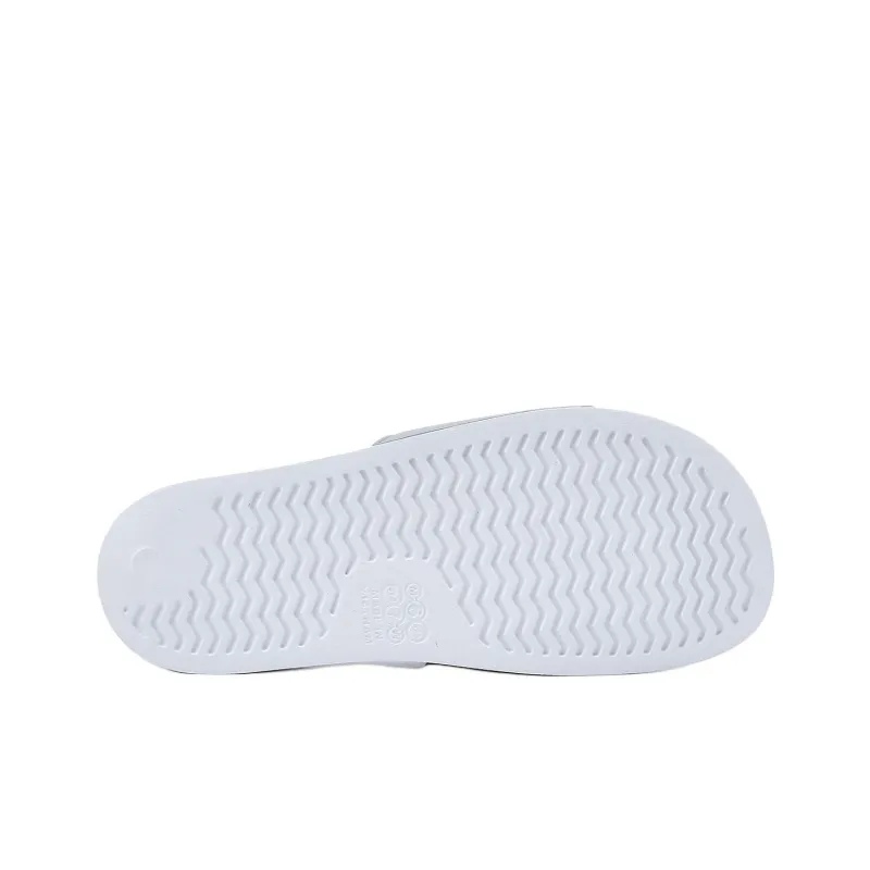 Reebok Slip Resistant Slide Slippers Women's Gray White-4