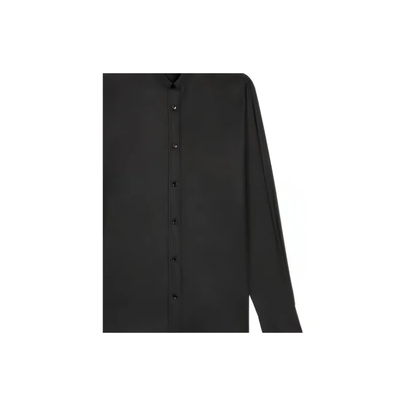 CELINE Loose Shirt With Inverted Collar In Cotton Poplin-3