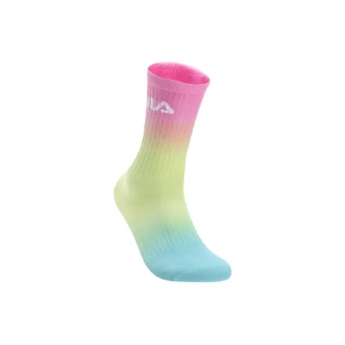 FILA Fitness Knee-High Socks Women's 1 Pack Fluorescent Fresh Yellow
