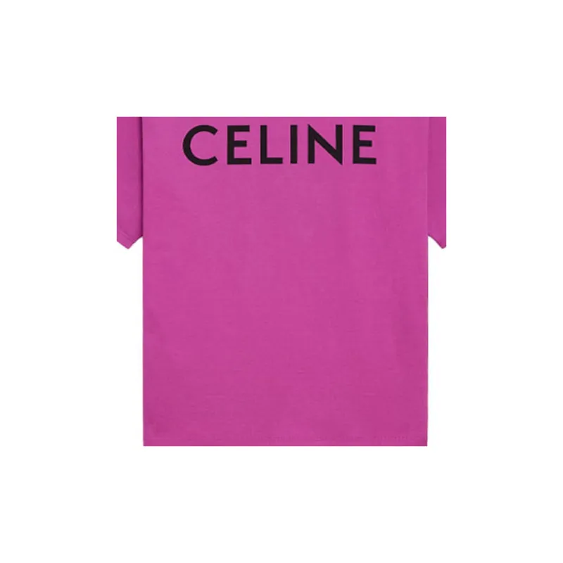 CELINE T Shirts Women's Pink-3