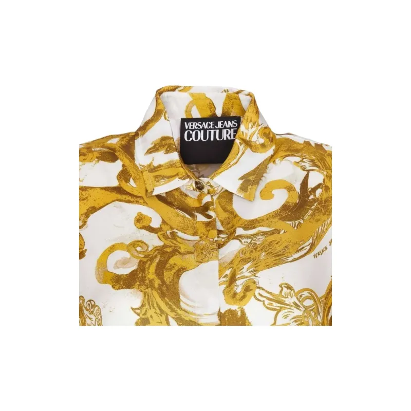VERSACE JEANS COUTURE Watercolour Couture print Shirt-5