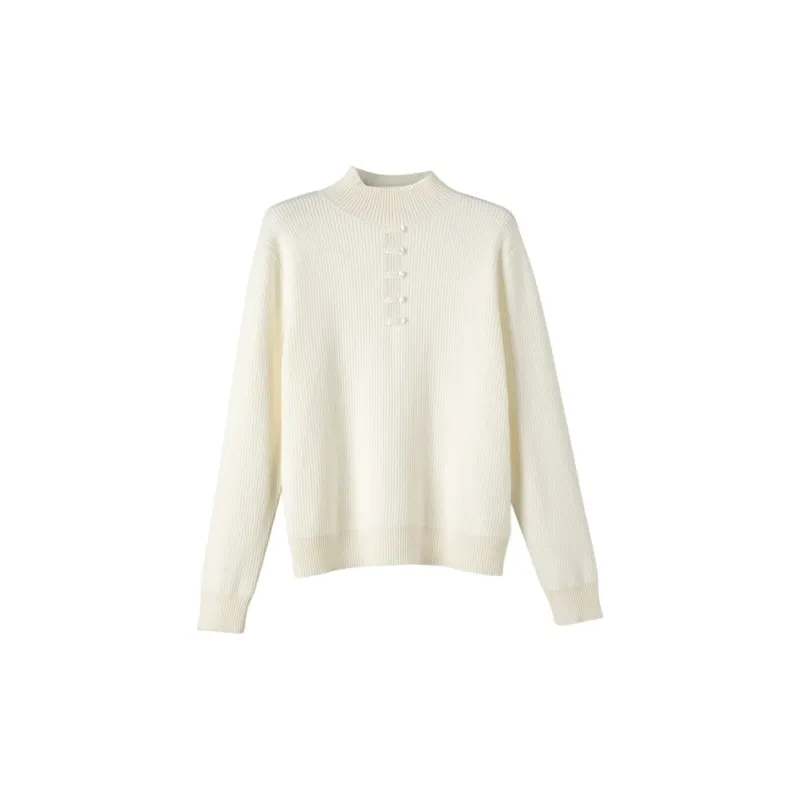 Late White Knitwear Women's Ecru-0