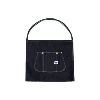 Lee Cotton Tote Bag, Shopping Bag, Shoulder Bag Regular Women's Indigo Dark Color