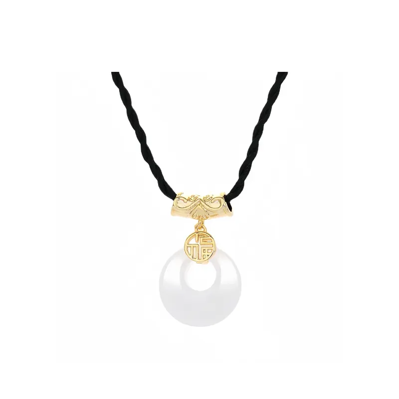 Listen To The Flowers Bloom Chalcedony Necklaces Women's-0