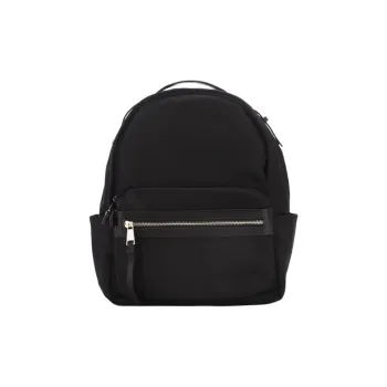 RED DRAGONFLY Fabric Backpack Medium Size Women's Black/Dark Gray