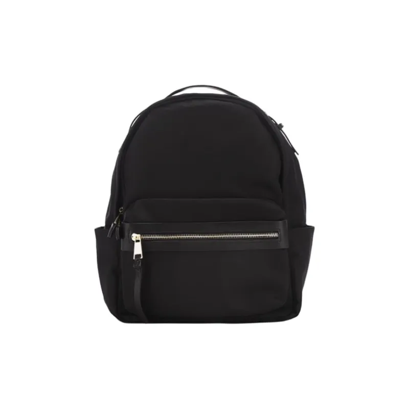 RED DRAGONFLY Fabric Backpack Medium Size Women's Black/Dark Gray-0
