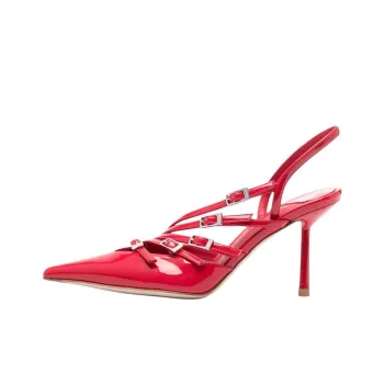 Le Silla 80mm Scarlet Slingback Pumps