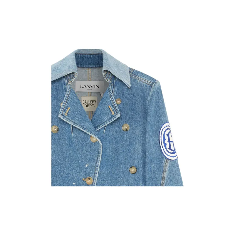 Gallery Dept. X Lanvin Women's Double-Breasted Denim Jacket-4