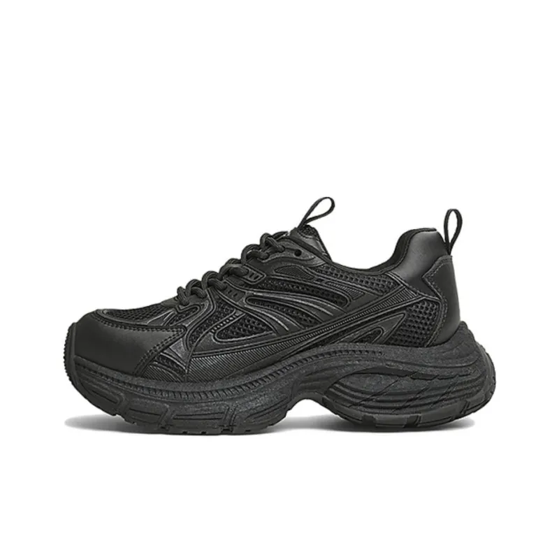 Tata Anti Slip And Wear Resistant Height Increasing Low Top Chunky Sneakers Women's-0