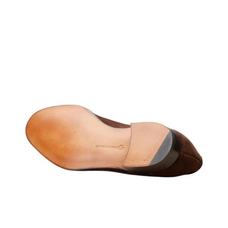 Edward Green Belgravia Boat Shoes Men's Umber-3