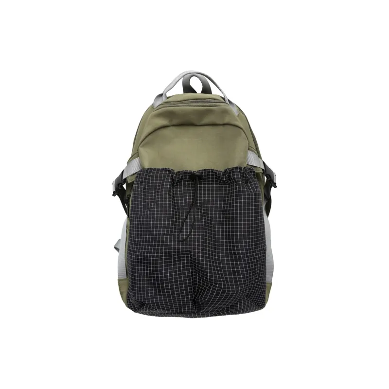 LUVISTRUE Nylon Backpack Regular Unisex Red Black/Khaki/Green-10