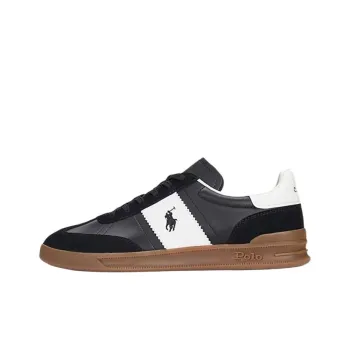 Polo Ralph Lauren Heritage Aera Low Top Skateboard Shoes Men's Black