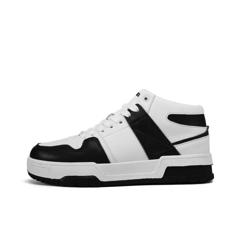 JKEM Anti-Slip And Wear-Resistant Height Increasing High-Top Skateboard Shoes Unisex-0